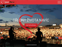 Tablet Screenshot of jamrock.cz